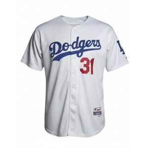 Majestic Cool Base Authentic Los Angeles Dodgers Joc Pederson Home Jersey 44 L